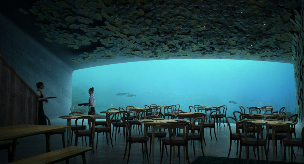 Under, il primo ristorante sott'acqua europeo