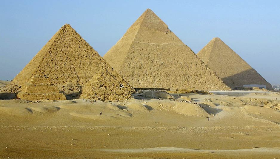 Egizi, Trasporti, Piramidi