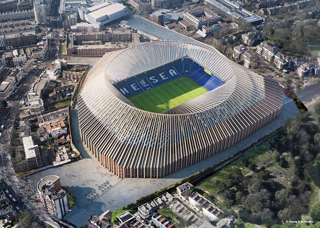 Il nuovo stadio del Chelsea