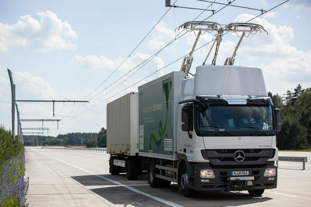 eHighway, l'autostrada per filotir elettrici di Siemens