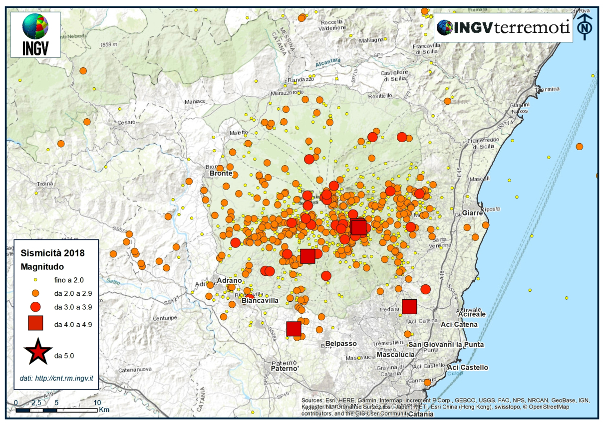 Nel 2018 in Italia ci sono stati 23.180 terremoti