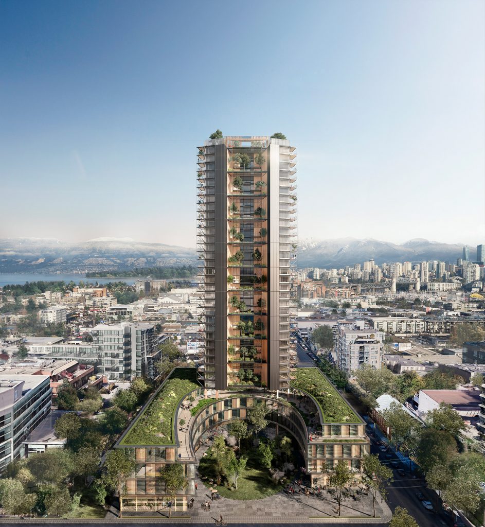 A Vancouver una torre ibrida legno-calcestruzzo