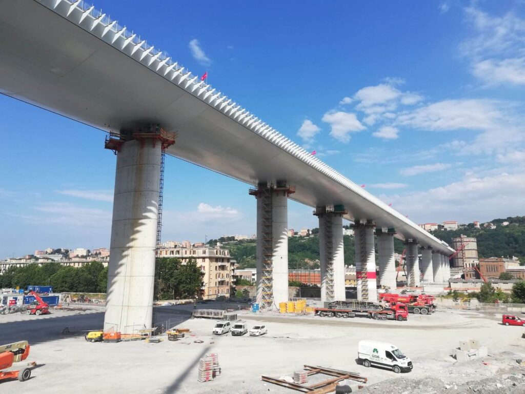 Domenica al via il collaudo del nuovo ponte sul Polcevera