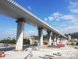 Domenica al via il collaudo del nuovo ponte sul Polcevera