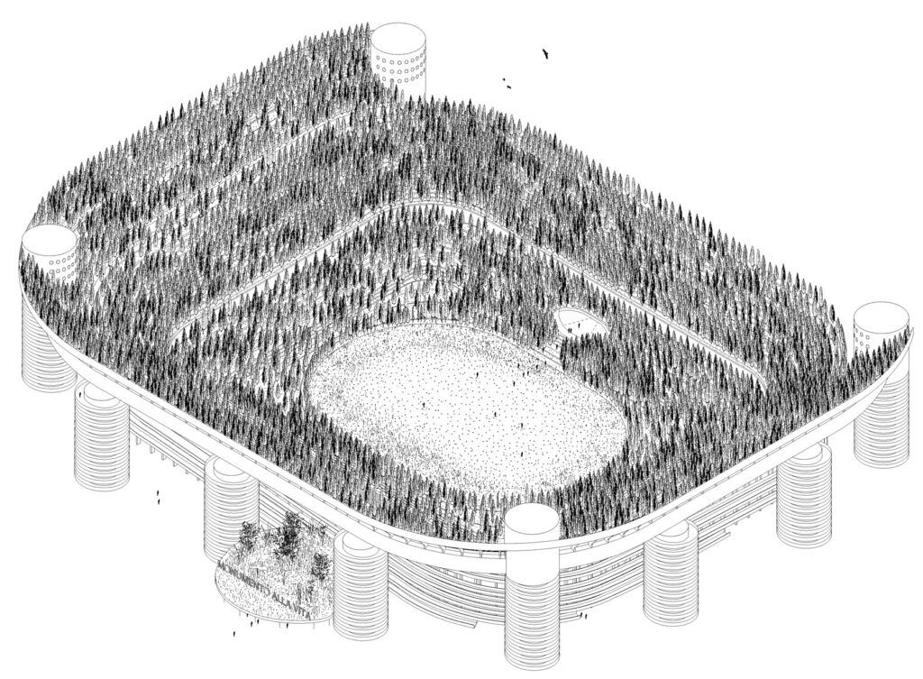 San Siro pieno di alberi come monumento per le vittime del CoVid-19