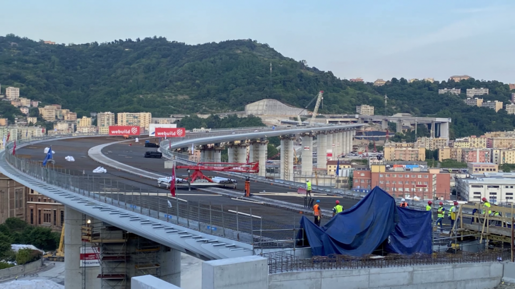 ponte Genova calcestruzzo