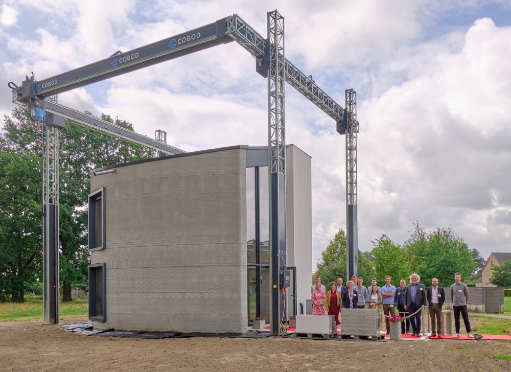 Stampante 3D: la prima casa a due piani è ad Anversa