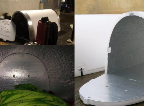 Rifugi termici temporanei per senzatetto, contro l'architettura ostile