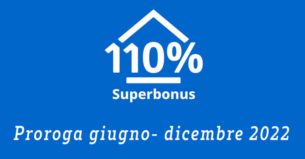 proroga Superbonus 2022