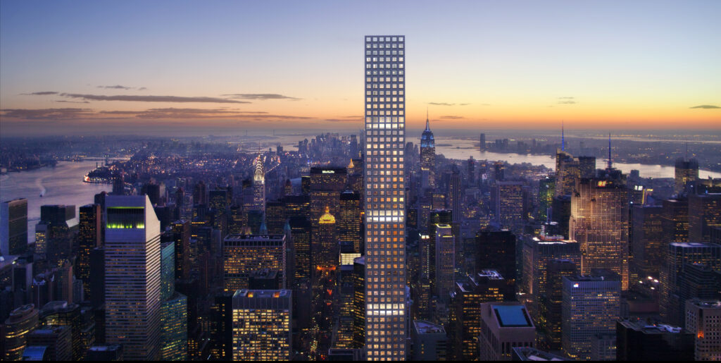 I problemi del 432 Park Avenue di New York, oscilla troppo e perde acqua