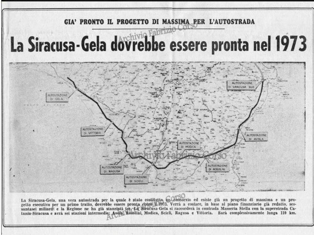 La provincia di Ragusa ha il suo primo tratto autostradale