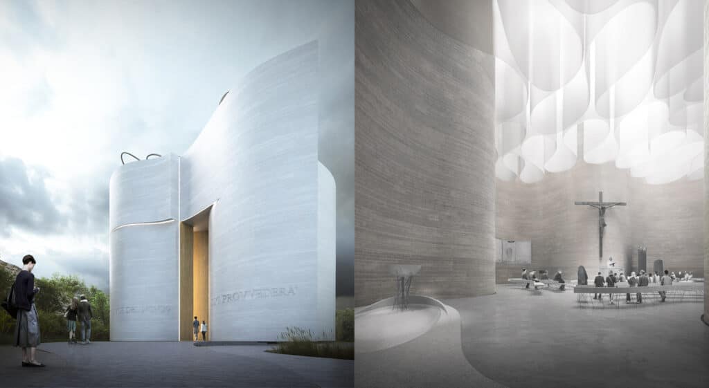 Il primo progetto religioso di Mario Cucinella Architects