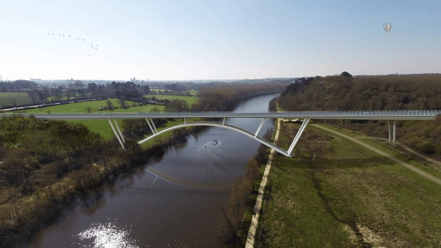 Vista del Viaduc de la Mayenne