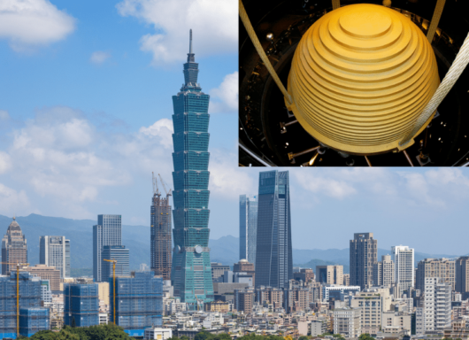 Cos’è la maxi-sfera dorata sulla sommità del grattacielo Taipei 101?