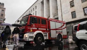 Incendio al Palazzo di Giustizia a Milano (Ottico_LaPresse)