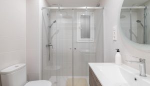 Bagno pulito e splendente