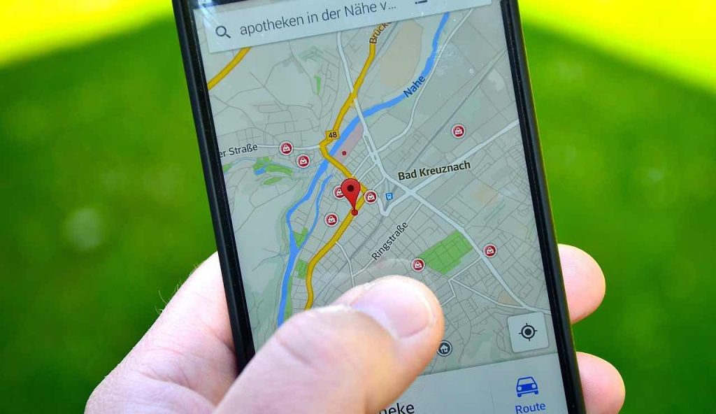 Google Maps su smartphone