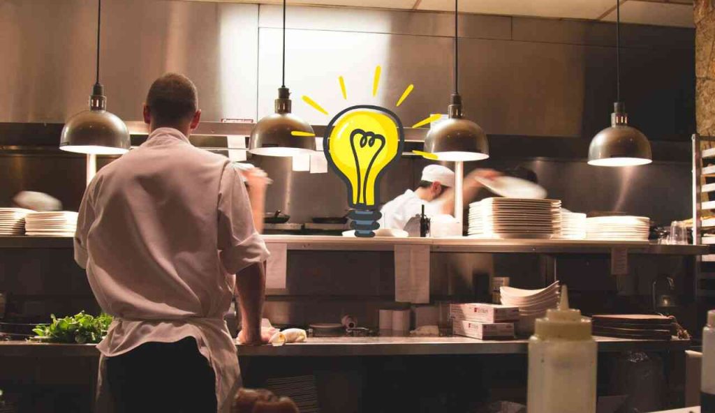 Idee dalla cucina di un ristorante